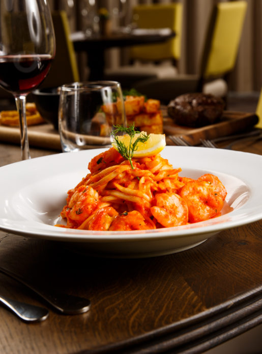 Dining at Bankend Bar & Brasserie Holiday Inn Dumfries