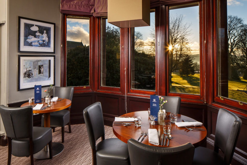 Dining at Bankend Bar & Brasserie Holiday Inn Dumfries