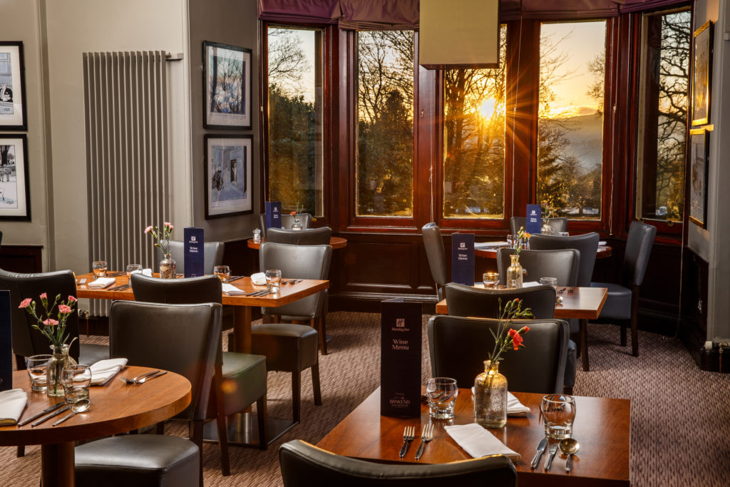 Dining at Bankend Bar & Brasserie Holiday Inn Dumfries