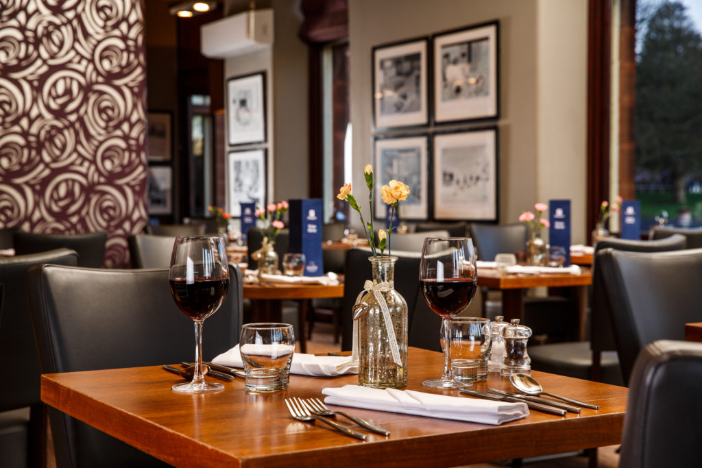 Dining at Bankend Bar & Brasserie Holiday Inn Dumfries