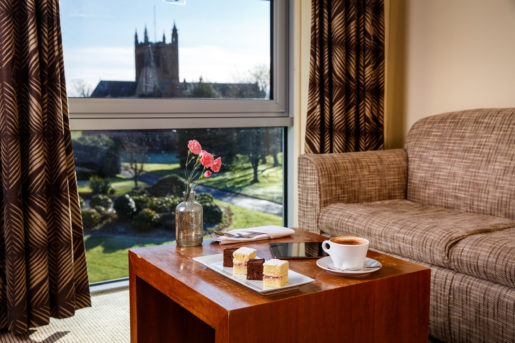 Holiday Inn Dumfries Executive Room with view and coffee & cake