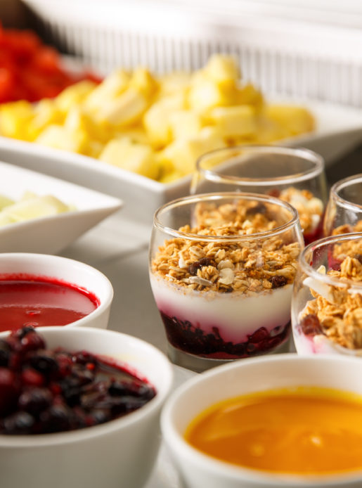 Breakfast buffet at Holiday Inn Dumfries